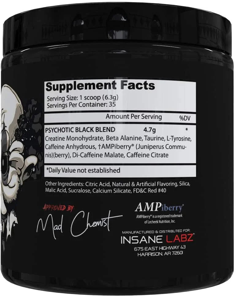 Psychotic Insane Labz- Pre entreno