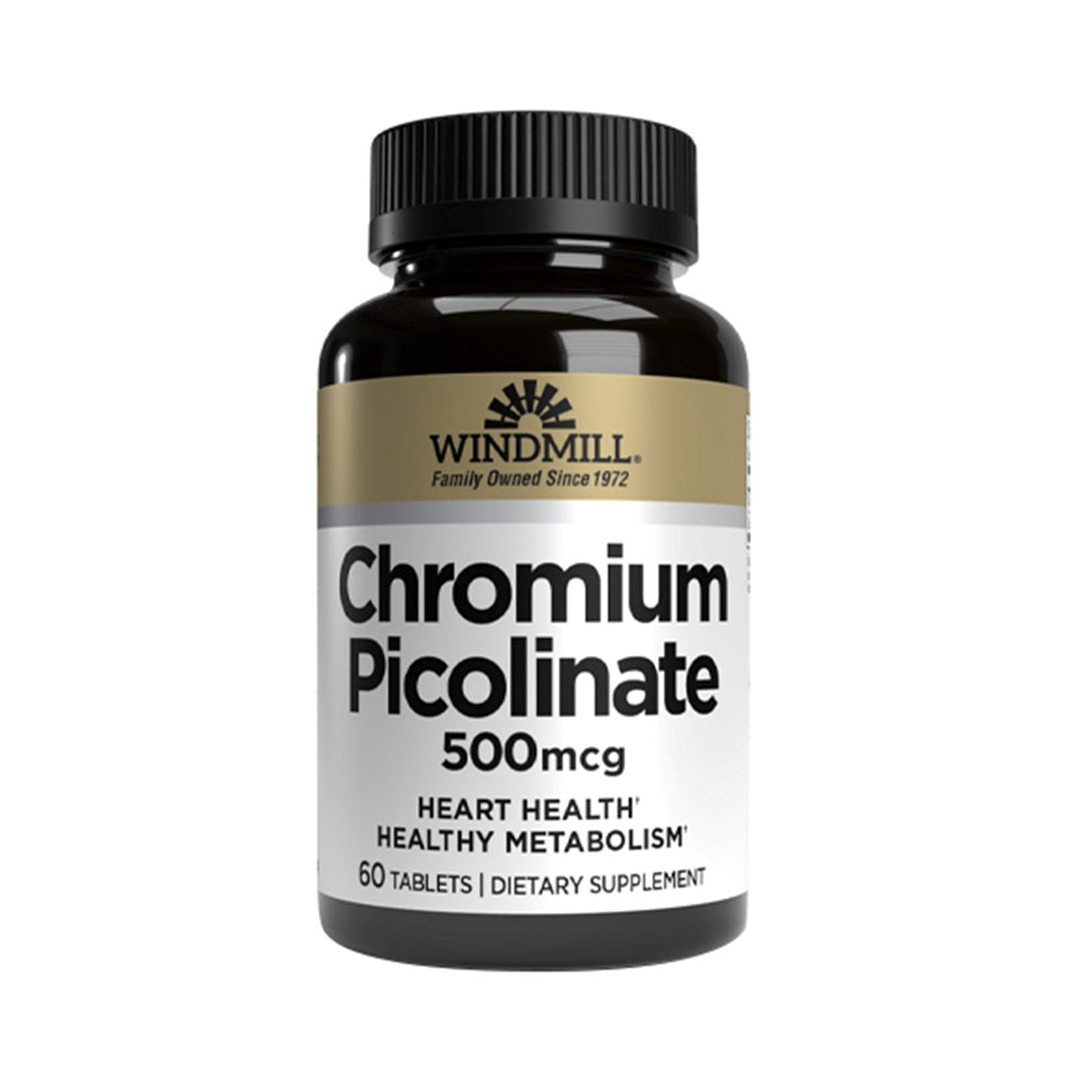 Chromium Picolate 500mcg- 60 tabletas