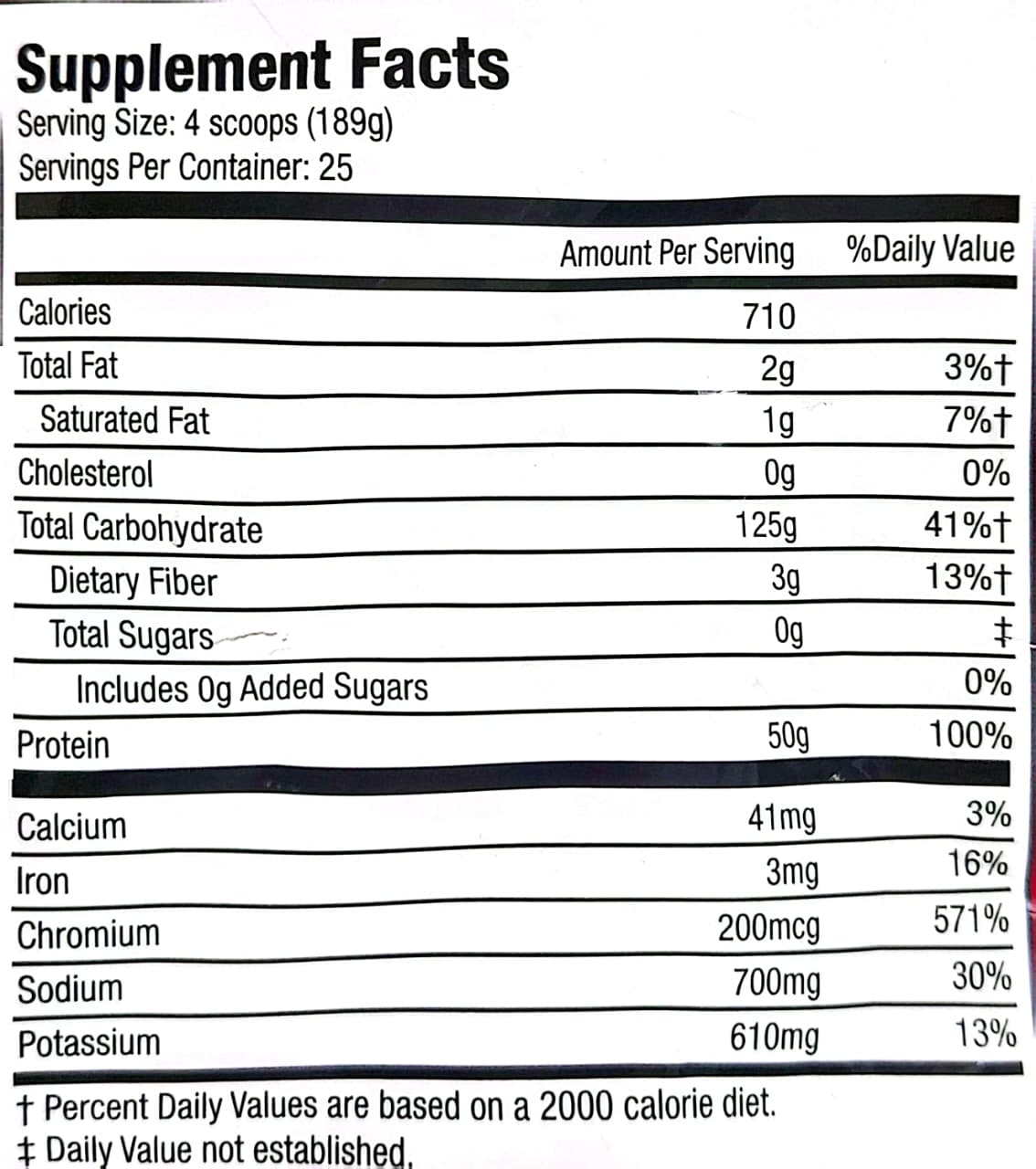 Carnivor Mass Protein sabor Vainilla- Chocolate