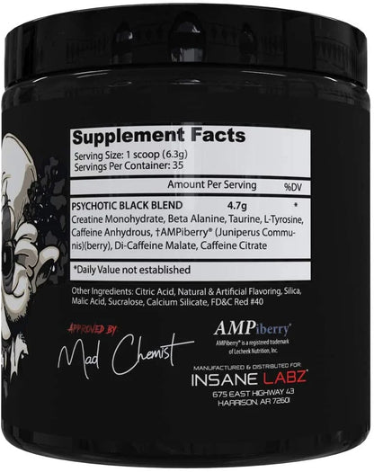 Psychotic Insane Labz- Pre entreno