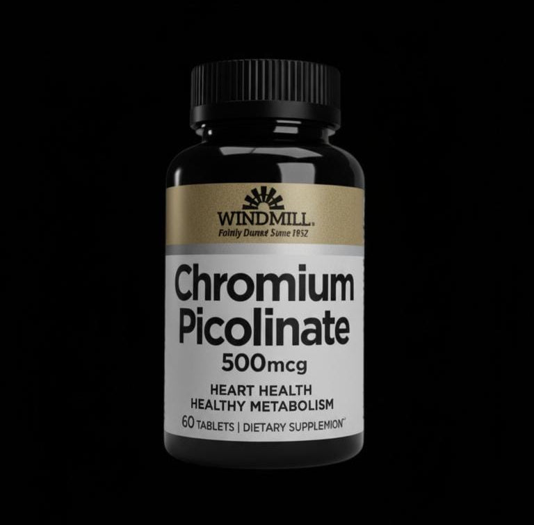 Chromium Picolate 500mcg- 60 tabletas