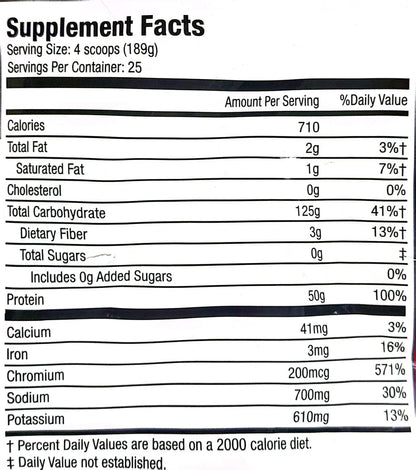 Carnivor Mass Protein sabor Vainilla- Chocolate